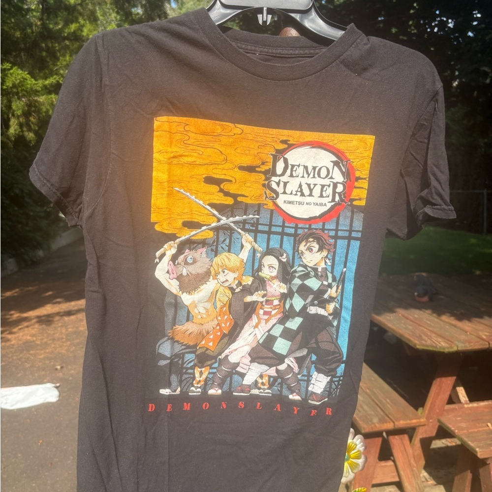 Demon Slayer Black Graphic T-Shirt